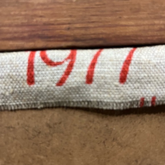 VTG Rooster Liquid Embroidery Woven Linen Pen Art w/Beaded Embellishment - Picture 11 of 12